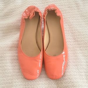 Everylane patent leather "day heel" size 9 coral
